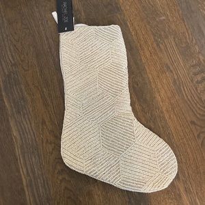 Rachel Zoe beaded Christmas stocking